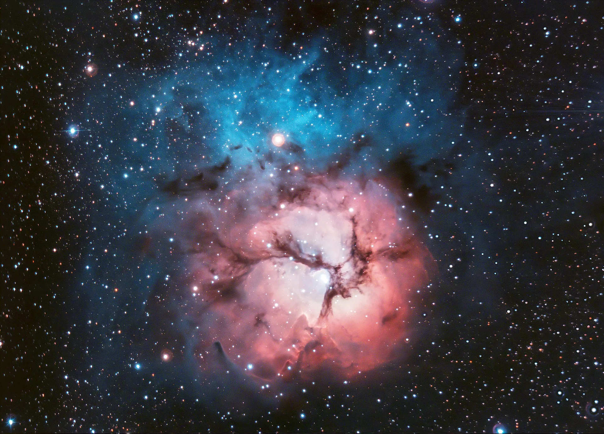 The Trifid nebula. Wiki CC.