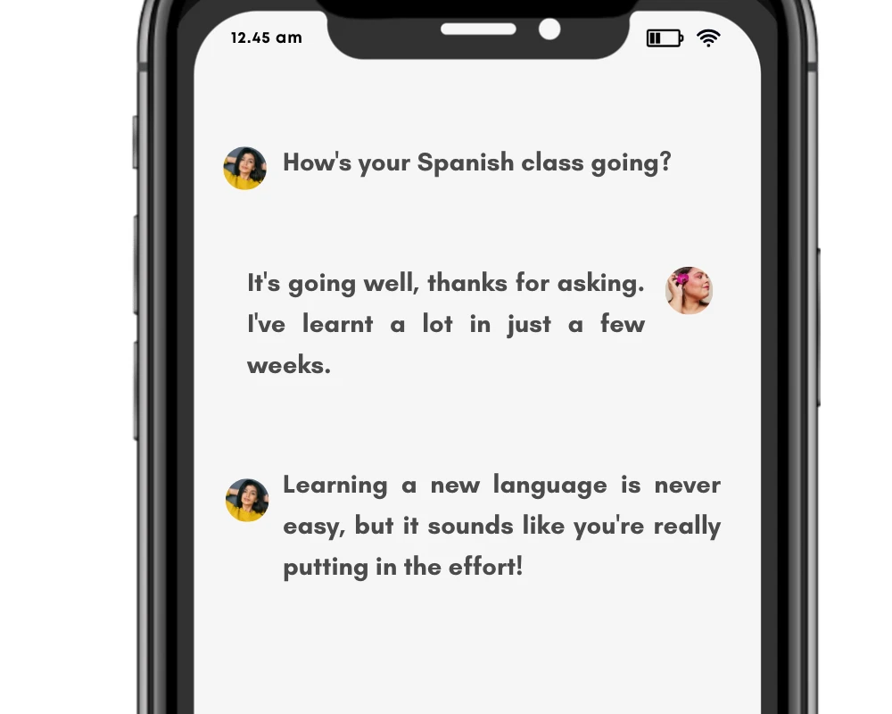Learned or learnt? Shown in text conversation.