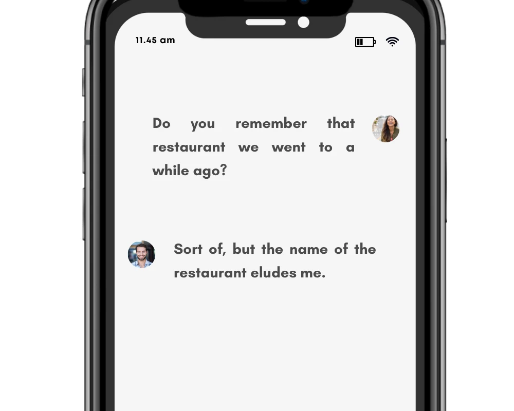 'Elude' used in conversation.