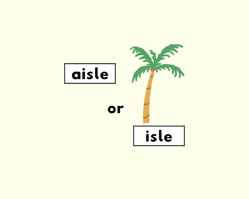 How to Use “Aisle” vs. “Isle” (Definition, Examples)