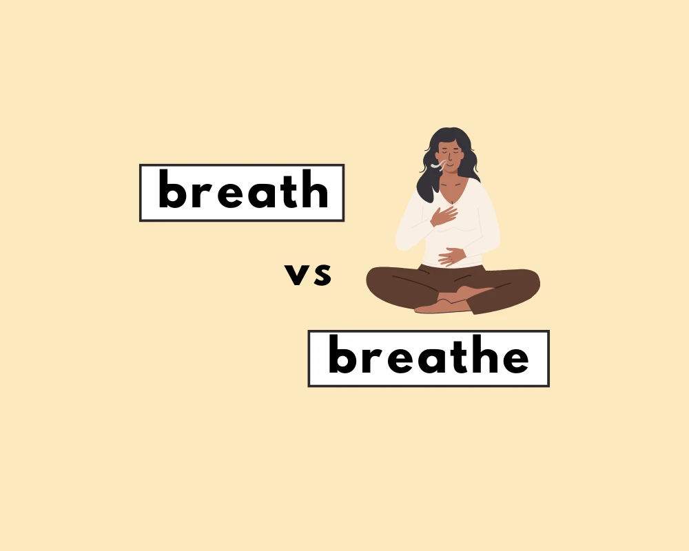 How to Use Breathe and Breath Correctly