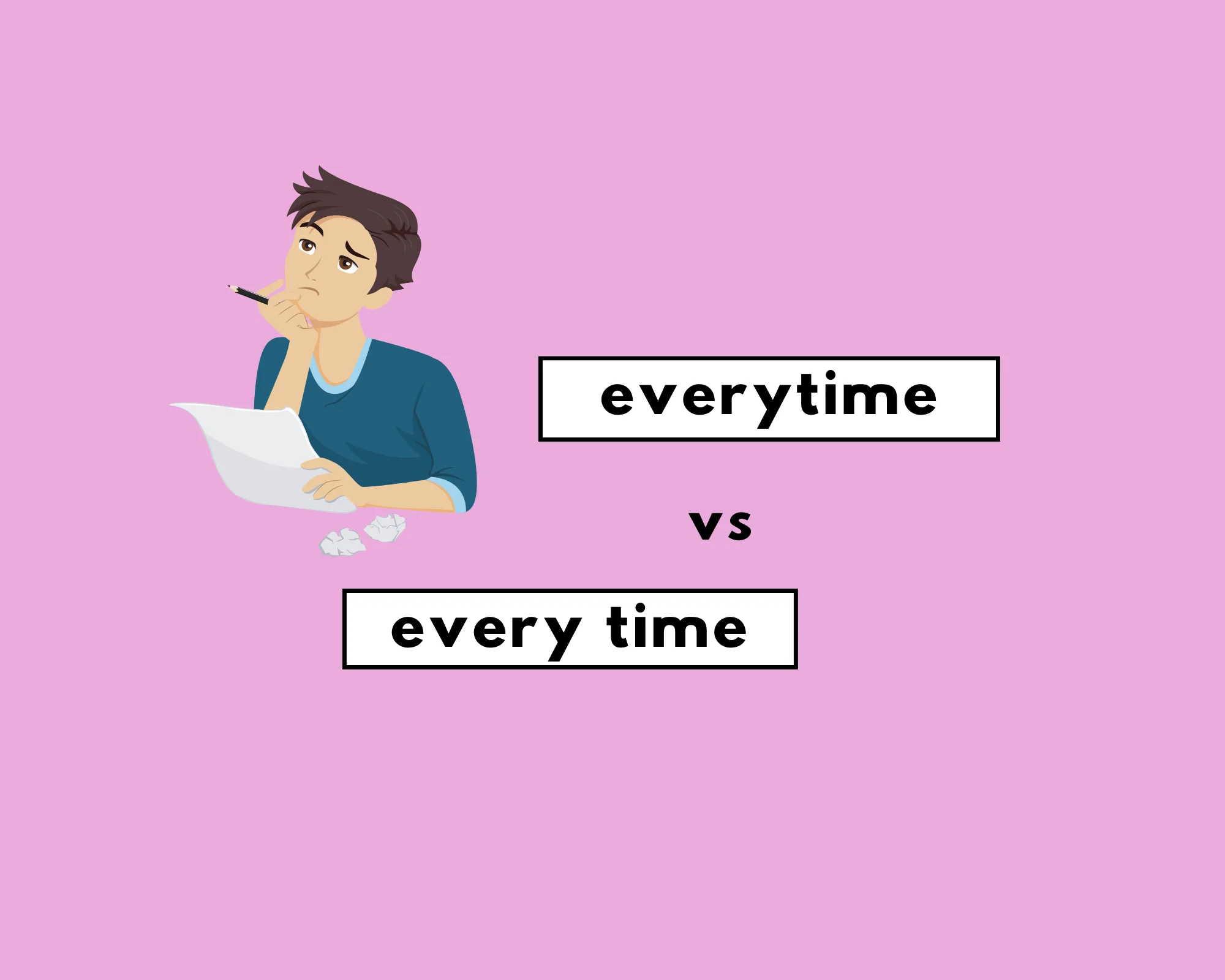 How to Use Every Time or Everytime? (Word Choice)