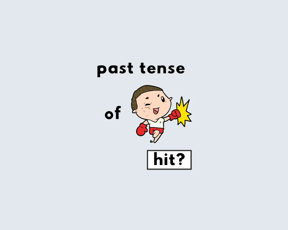 How to Use Hit in the Past Tense? Hit or Hitted*?