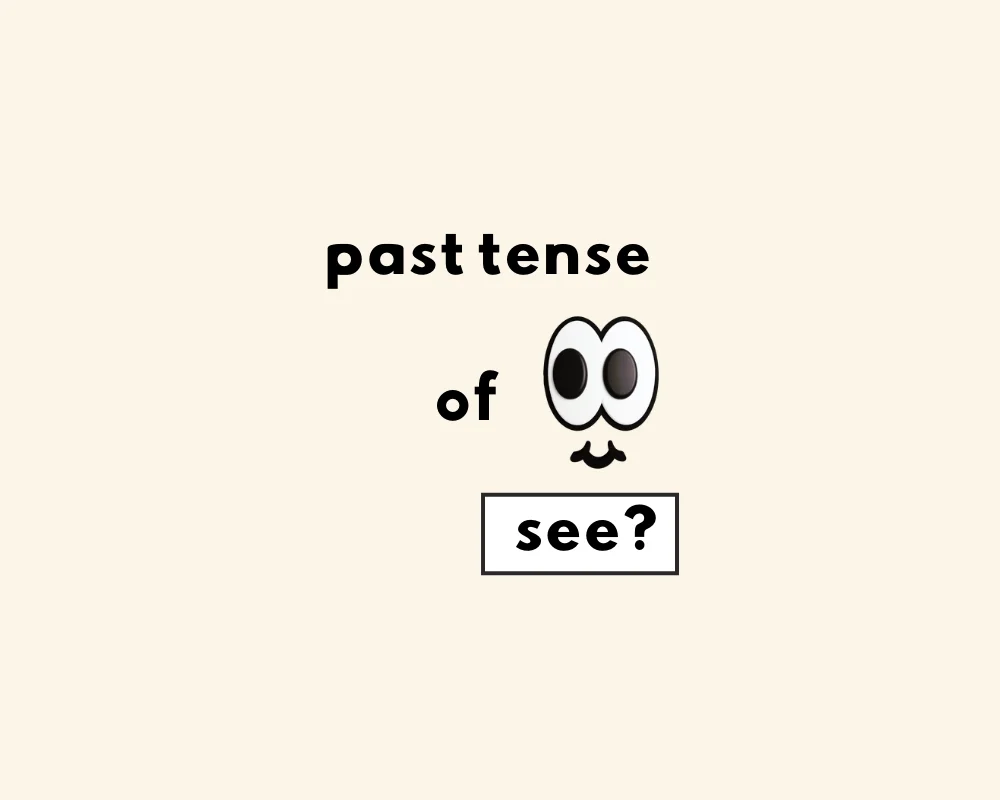 How to Use Saw or Seen (Irregular Verb Conjugations)