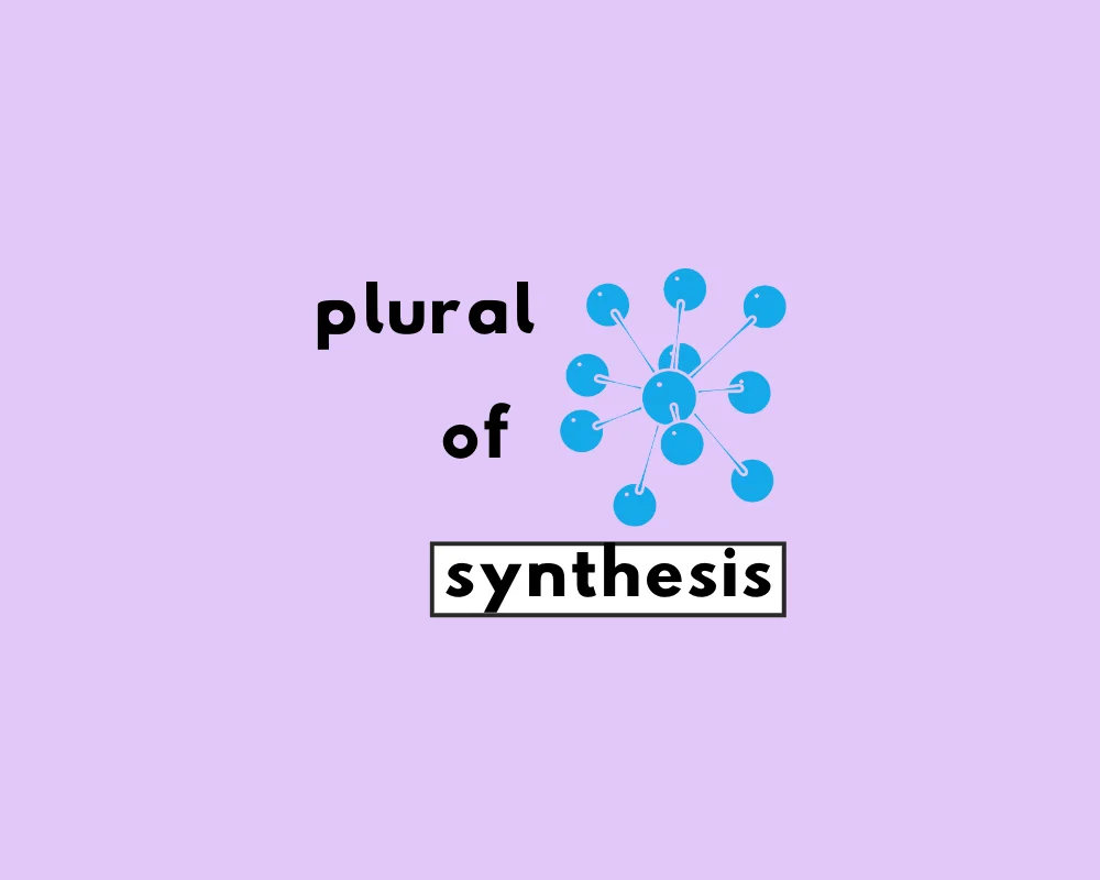 How to Use Synthesis Plural (Explained, With Examples)
