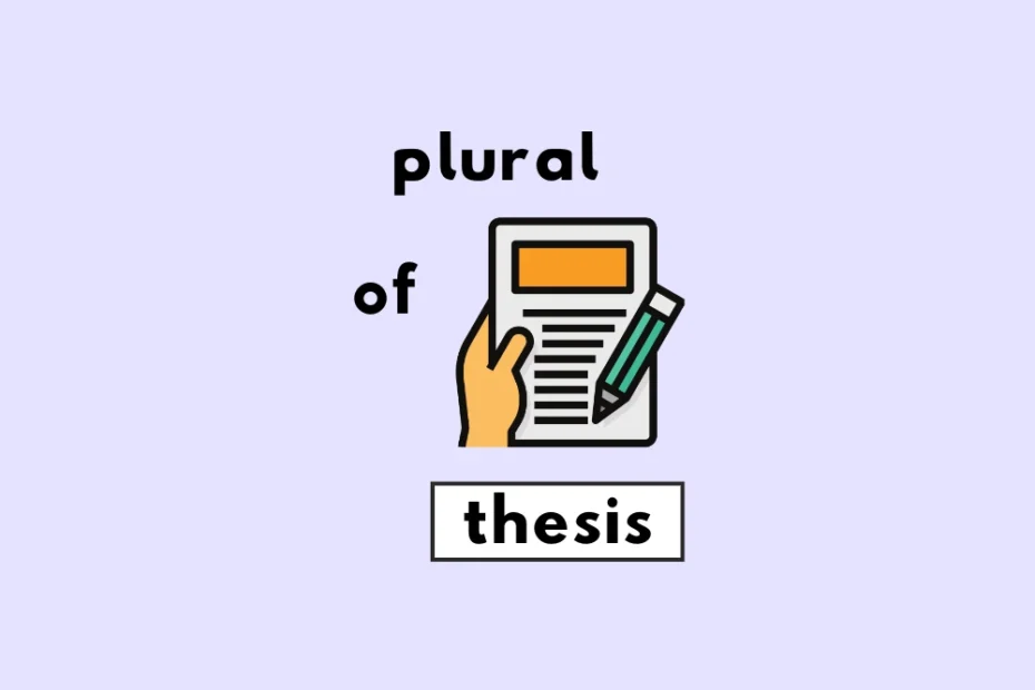 in plural thesis