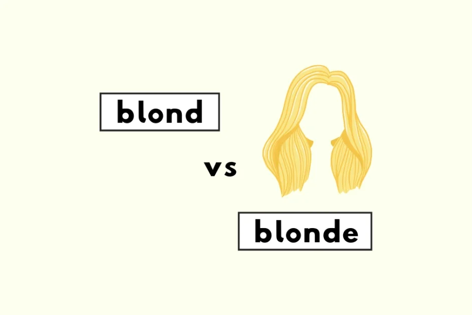 blond or blonde
