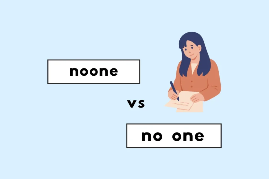 Noone or no one