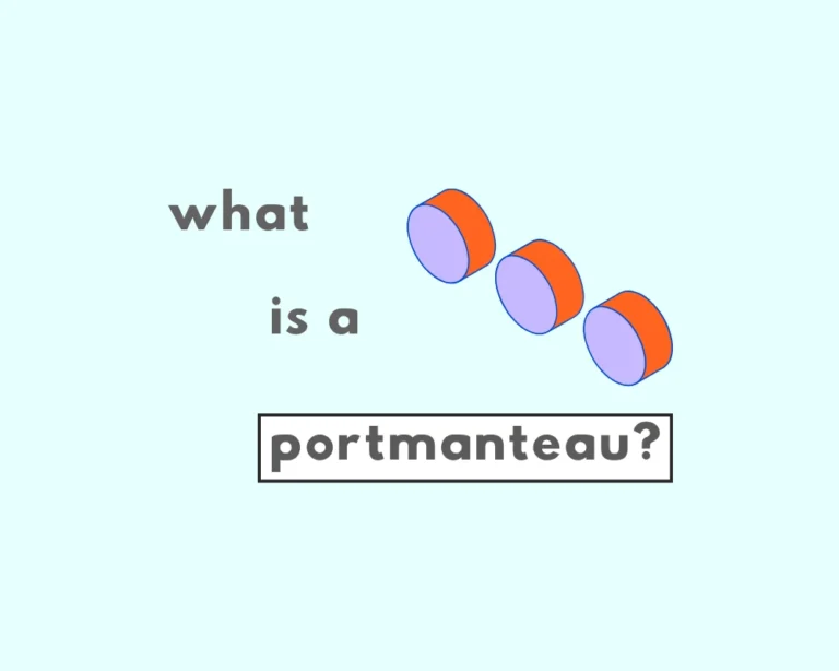 What's a portmanteau?
