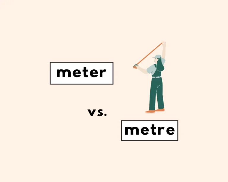 Metre or meter?