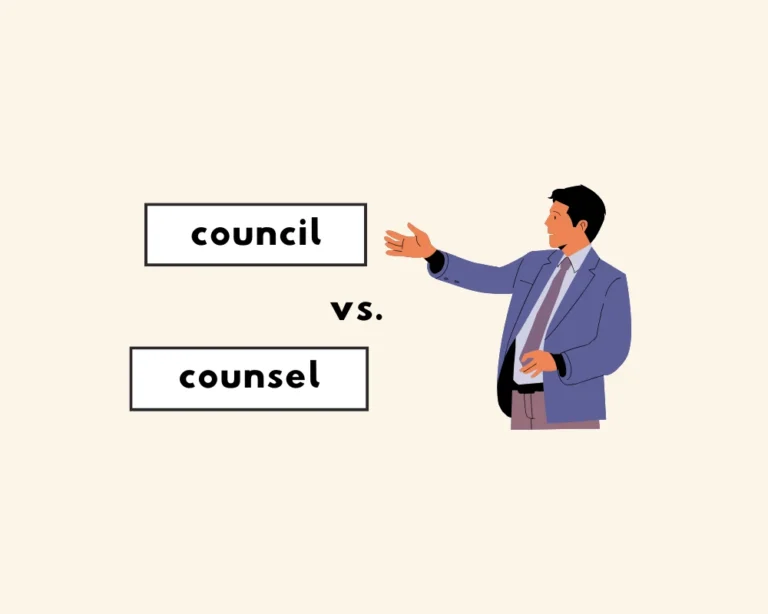 Council or counsel?
